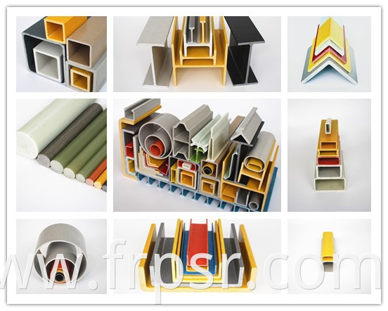 High strength fiberglass frp pultruded structural profile